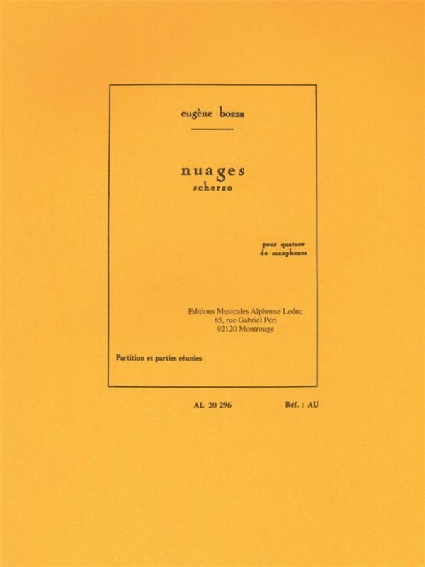 Nuages - Scherzo For Saxophone Quartet