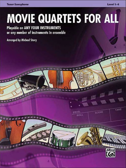 Hovedbilde Movie Quartets for All - Tenor Sax
