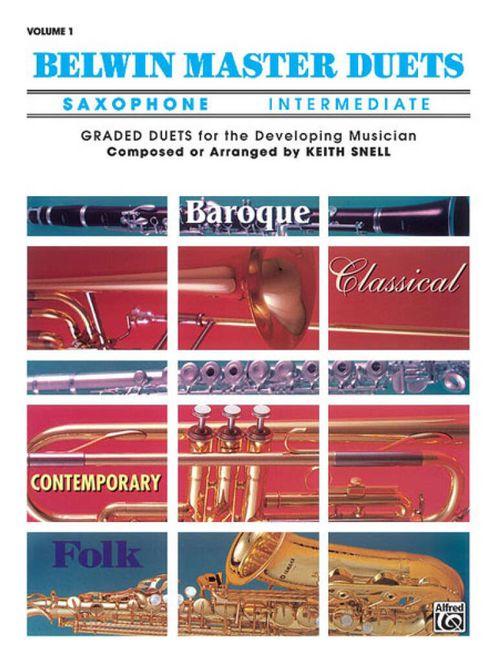 Hovedbilde Belwin Master Duets (Saxophone), Intermed Vol. 1