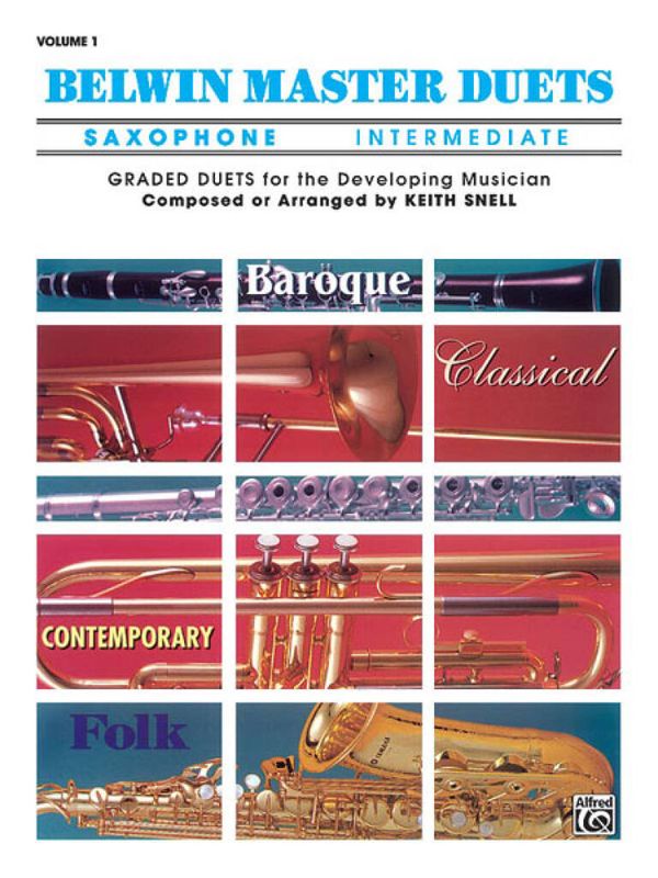 Belwin Master Duets (Saxophone), Intermed Vol. 1