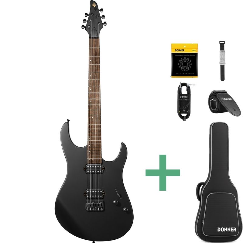 Donner DMT-100 B el-gitar black