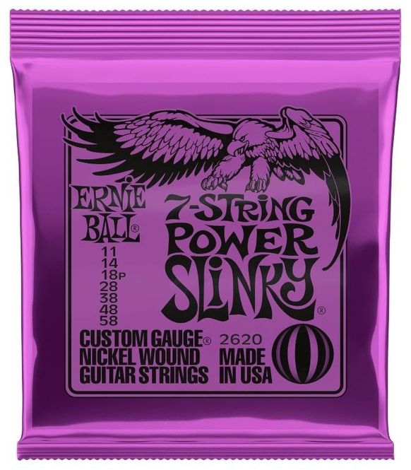 Hovedbilde Ernie Ball 2620 7-String Power Slinky Nickel