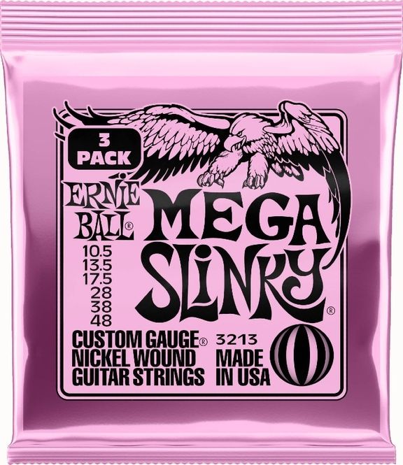 Hovedbilde Ernie Ball 3213 Mega Slinky Nickel 3-pack