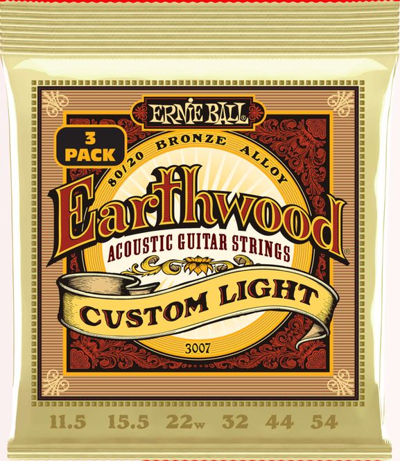 Hovedbilde Ernie Ball 3007 Earthwood 80/20 Custom Light ...
