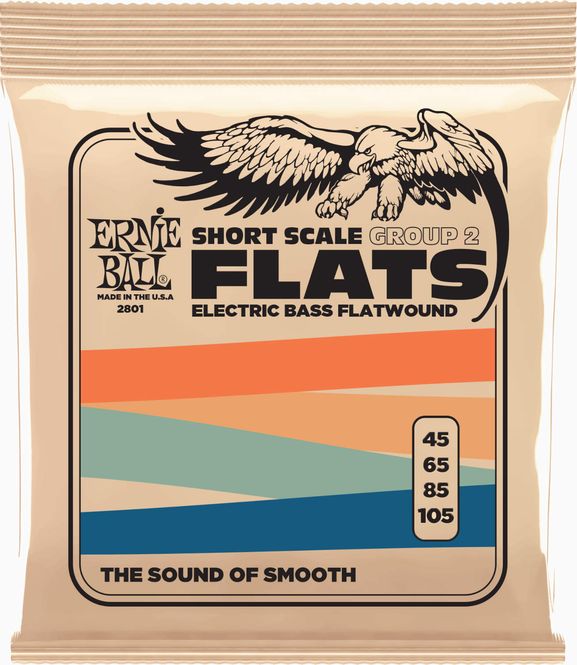 Hovedbilde Ernie Ball 2801 Flatwound GR2 Short Scale