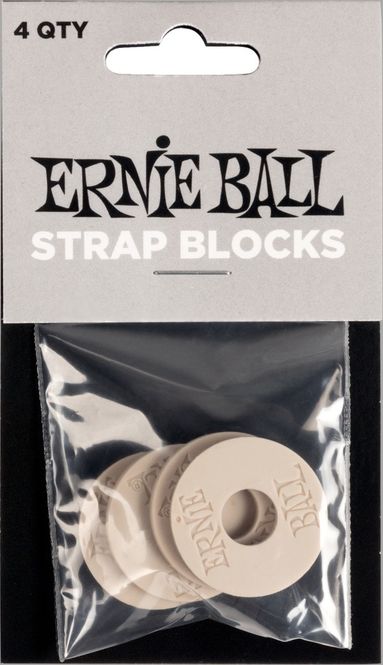 Hovedbilde Ernie Ball 5625 Strap Blocks, Gray, 4 pc