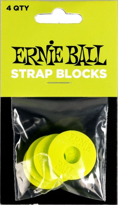 Hovedbilde Ernie Ball 5622 Strap Blocks, Green, 4 pc