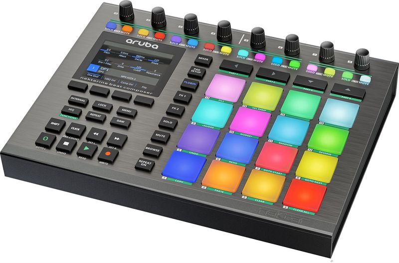 Nektar Aruba - DAW-kontroller med 16 bakbelysta pads, step sequecer, Nektarine 2.5