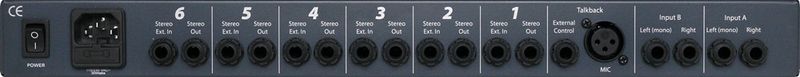 PreSonus HP60 - 6-channel headphone mixing systems