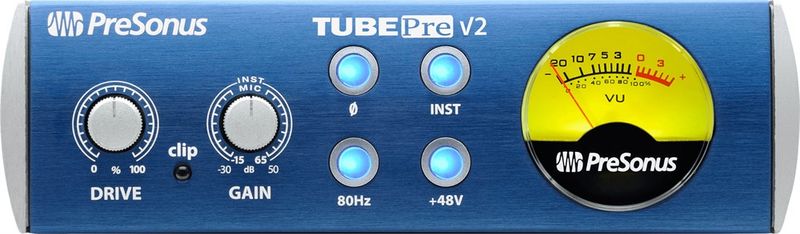 PreSonus TubePre V2 -  1-channel tube preamplifier / DI Box