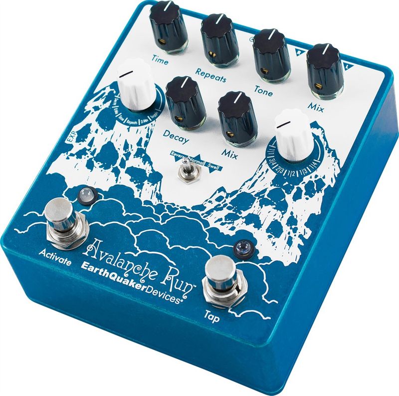 EarthQuaker Devices Avalanche Run Stereo Delay & Reverb with Tap Tempo