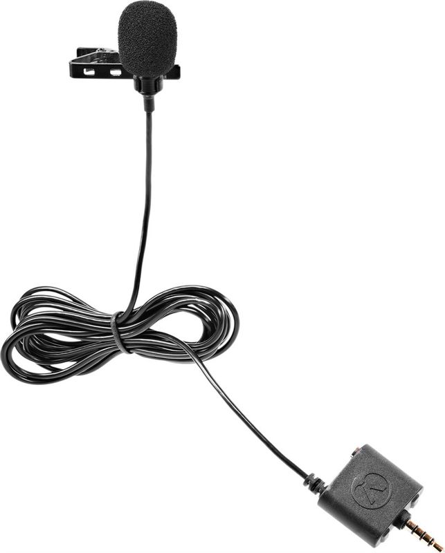 Austrian Audio MiC Y-Lav Lavalier Microphone (with Headphone output connector), tie-clamp, Pouch, (boxed)