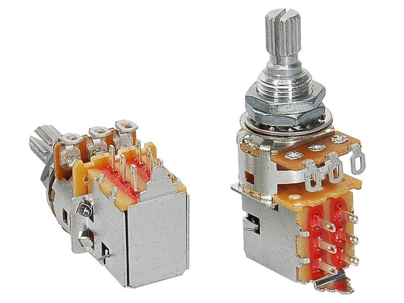 Alpha 500K Audio Potentiometer Push-Pull