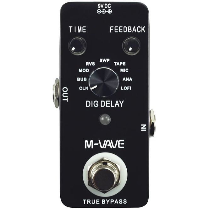 Hovedbilde M-vave Dig Delay effektpedal for gitar