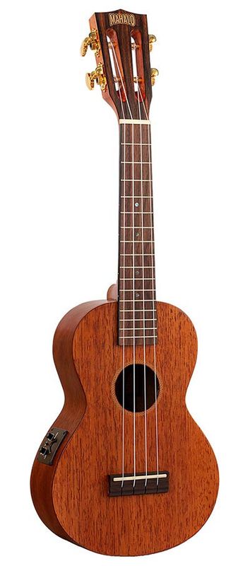 Mahalo Java Series, concert ukulele, 1V+1T (MVT2), trans brown, with padded bag & strap