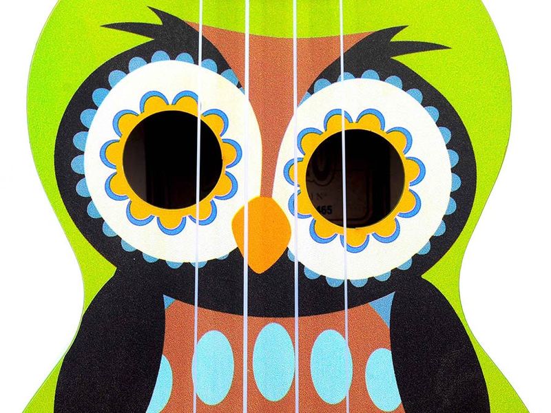 Mahalo Art Series, soprano ukulele OWL, with bag