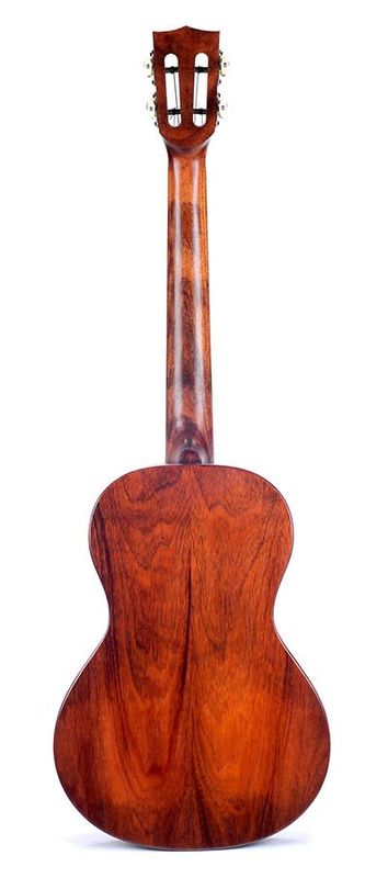 Mahalo Historic Series, all solid baritone ukulele, historic brown, with heavy duty bag