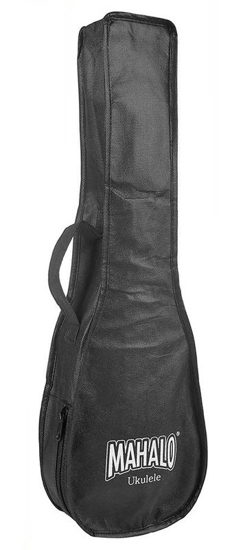 Mahalo Pearl Series, solid top concert ukulele, with MEQ2 9v preamp, natural, with bag