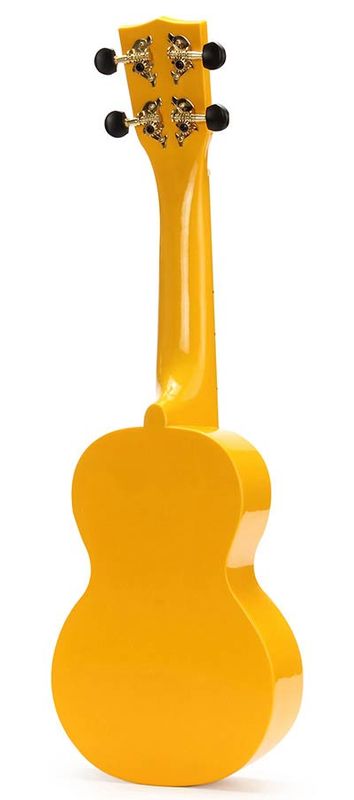 Mahalo Rainbow Series, soprano ukulele, yellow, with bag