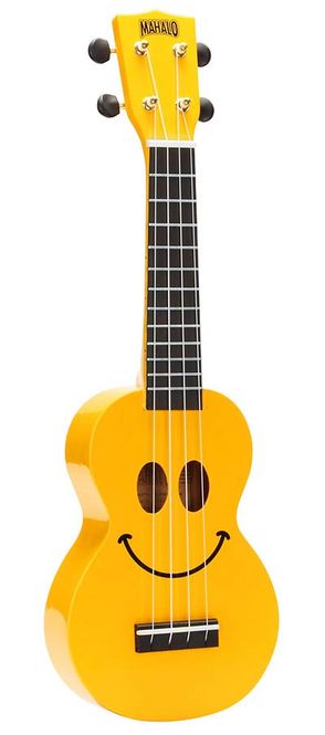 Hovedbilde Mahalo Smiley Series, soprano ukulele, yellow, ...