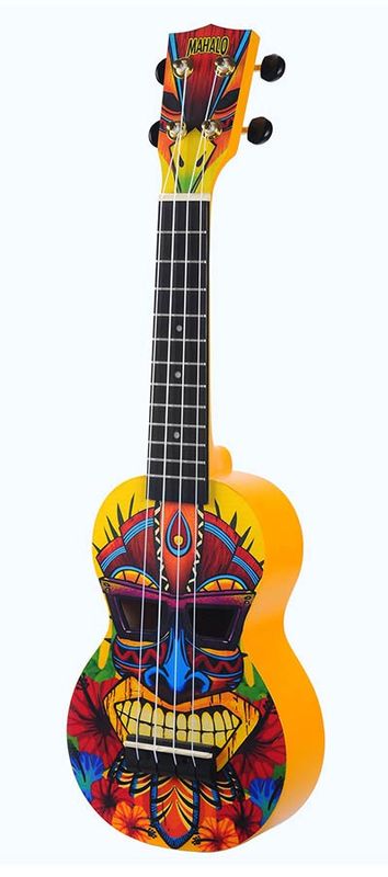 Mahalo Art Series, soprano ukulele TIKI, with bag