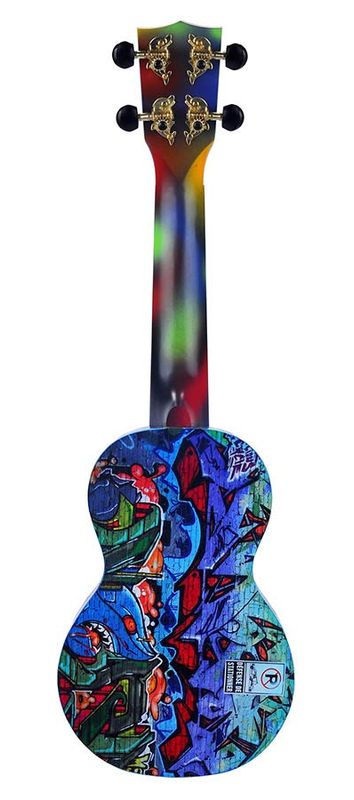 Mahalo Art Series, soprano ukulele GRAFITI, with bag