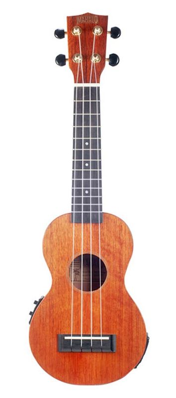 Mahalo Java Series, soprano ukulele, 1V+1T (MVT2), vintage natural, with bag