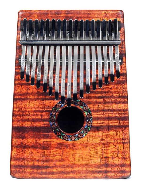 Mahalo  kalimba 17 keys KOA, with tuning hammer and bag