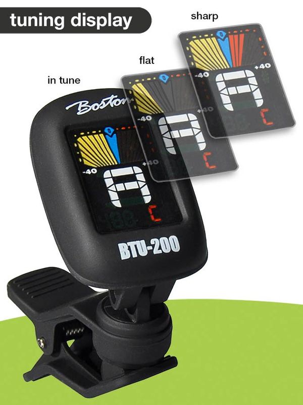 Boston BTU-200 Chromatic Clip Tuner
