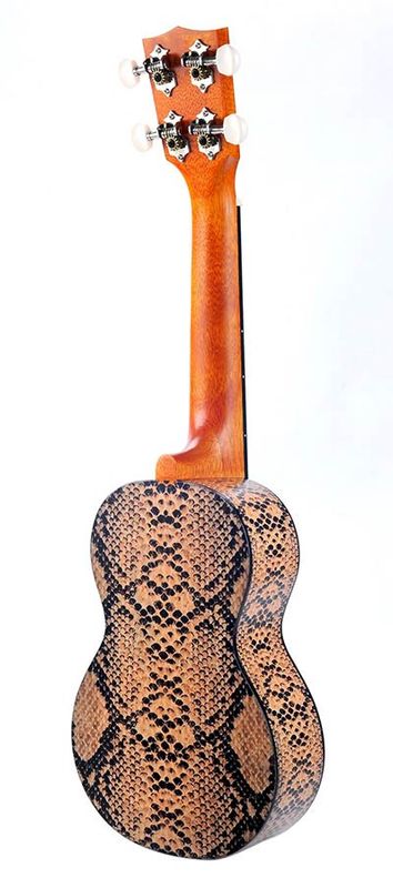 Mahalo Art Series, soprano ukulele PYTHON, with bag