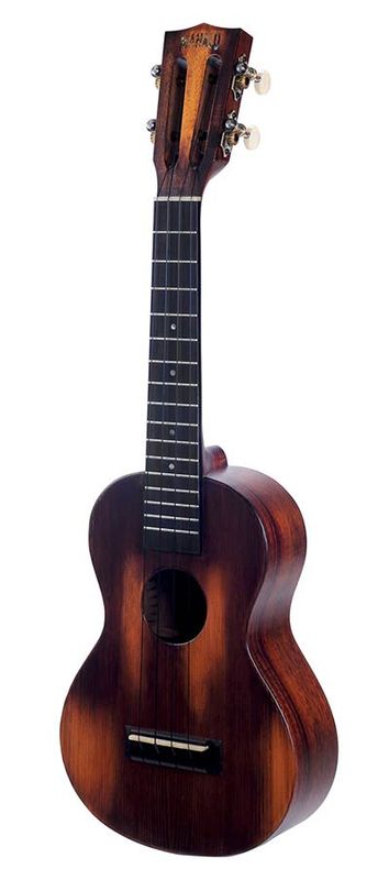 Mahalo Historic Series, all solid concert ukulele, historic brown, with heavy duty bag
