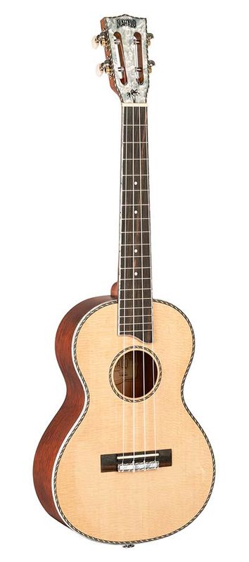 Mahalo Pearl Series, solid top baritone ukulele, natural, with bag