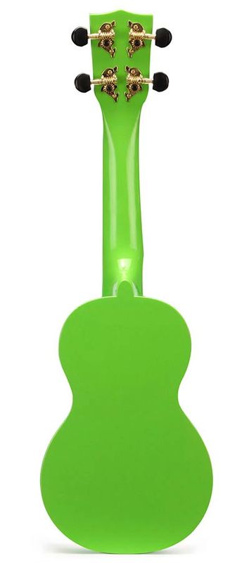 Mahalo Rainbow Series, soprano ukulele, green, with bag