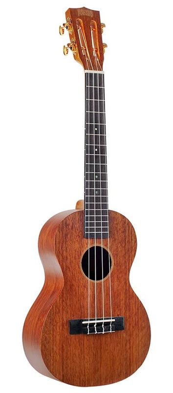 Mahalo Java Series, tenor ukulele pack, transparent brown, with essentials accessory pack