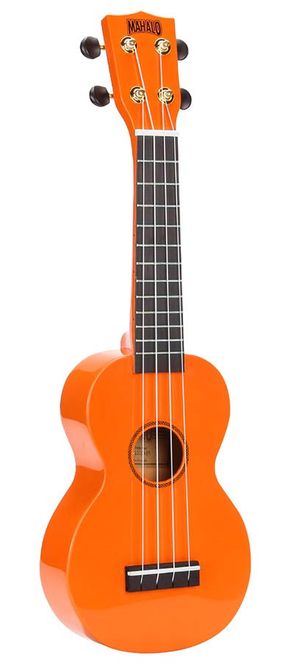 Hovedbilde Mahalo Rainbow Series, soprano ukulele, orange, ...