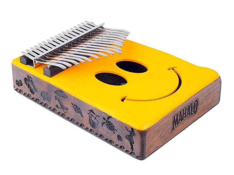 Mahalo  kalimba 17 keys SMILE, with tuning hammer and bag