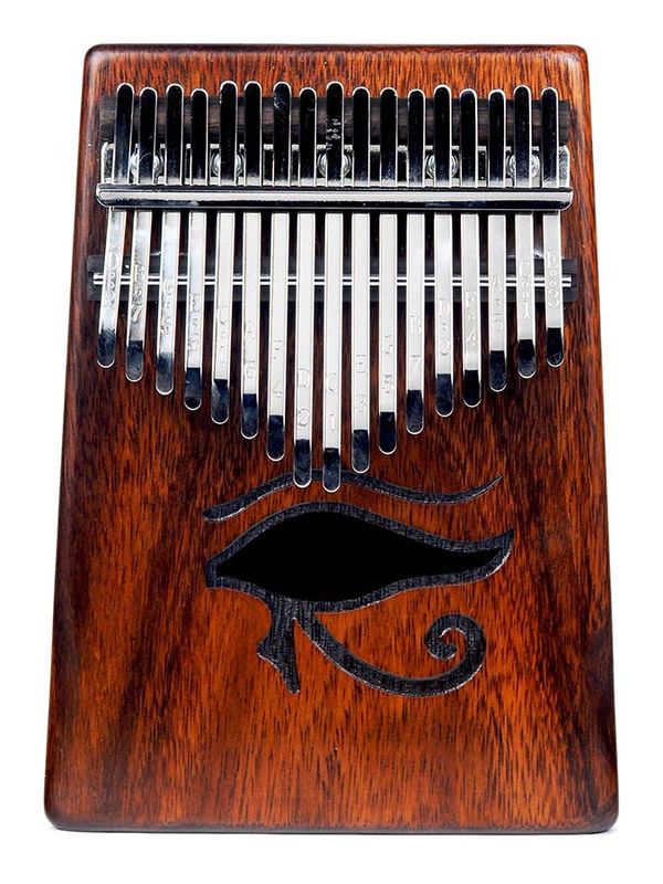 Mahalo  kalimba 17 keys PHARAOH, with tuning hammer and bag
