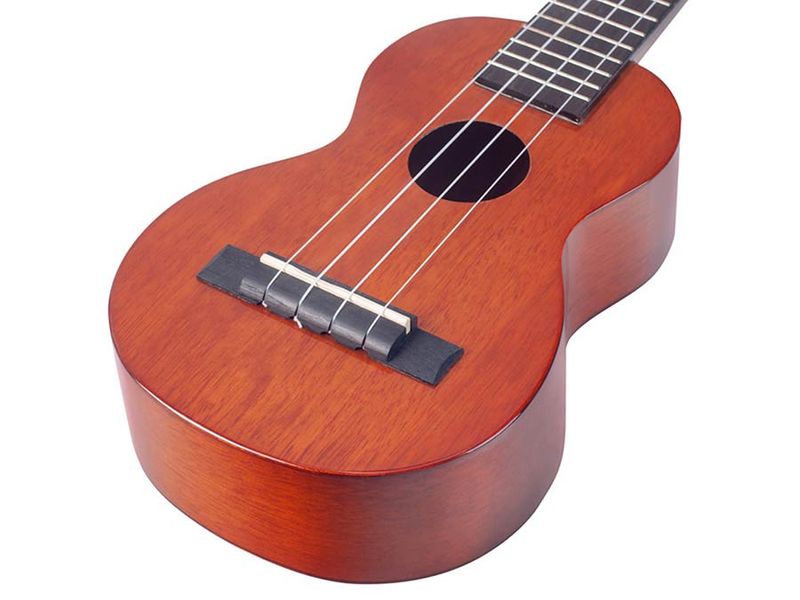 Mahalo Java Series, soprano ukulele, concert scale neck, vintage natural, with bag