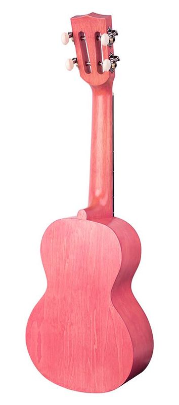 Mahalo Island Series, concert ukulele, coral pink, with bag