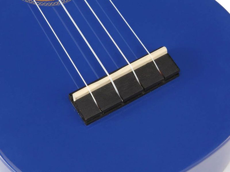 Mahalo Rainbow Series, soprano ukulele, blue, with bag