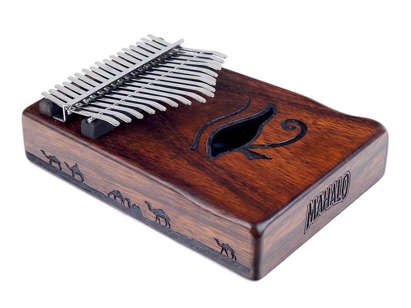 Mahalo  kalimba 17 keys PHARAOH, with tuning hammer and bag