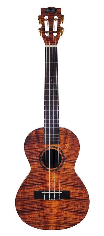 Mahalo Artist Elite Series, tenor ukulele PHOTO FLAME KOA, with bag