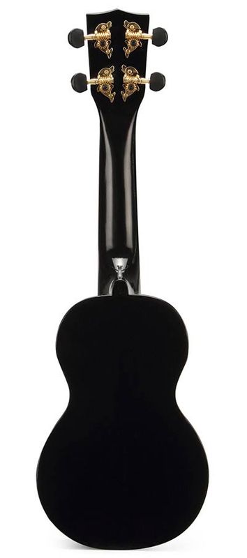 Mahalo Rainbow Series, soprano ukulele pack, black, with essentials accessory pack