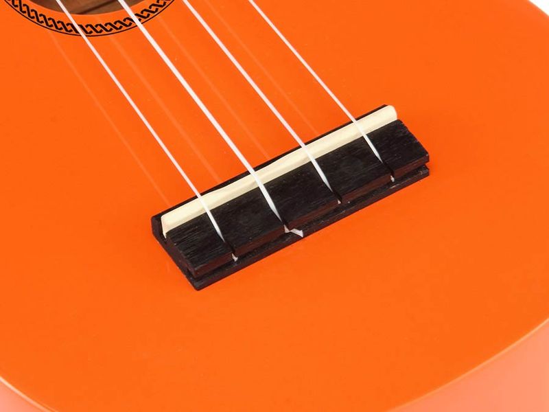 Mahalo Rainbow Series, soprano ukulele, orange, with bag