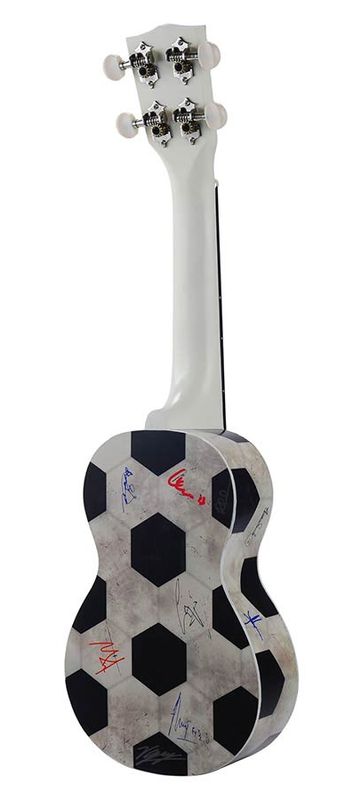 Mahalo Art Series, soprano ukulele FOOTBALL, with bag