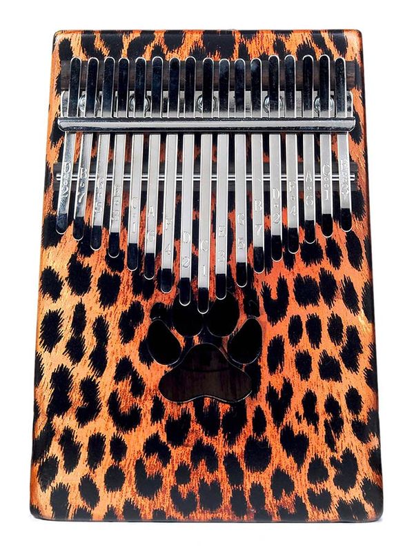 Mahalo  kalimba 17 keys CHEETAH, with tuning hammer and bag
