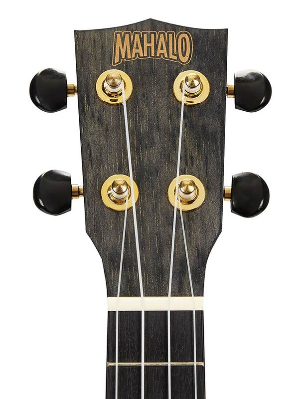 Mahalo Slimline Series, soprano ukulele, transparent black, with bag