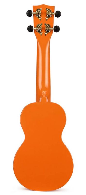 Mahalo Rainbow Series, soprano ukulele, orange, with bag