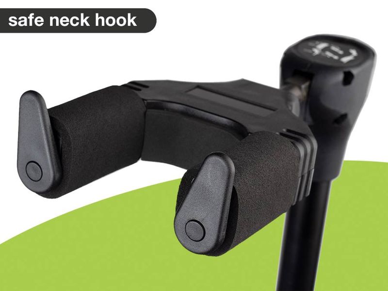 Boston GS-350 semi-foldable tripod guitar stand with auto-grip