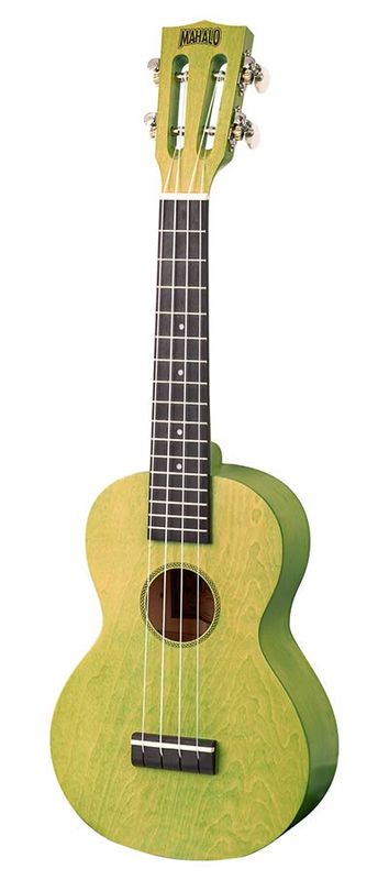 Mahalo Island Series, concert ukulele, sea green, with bag